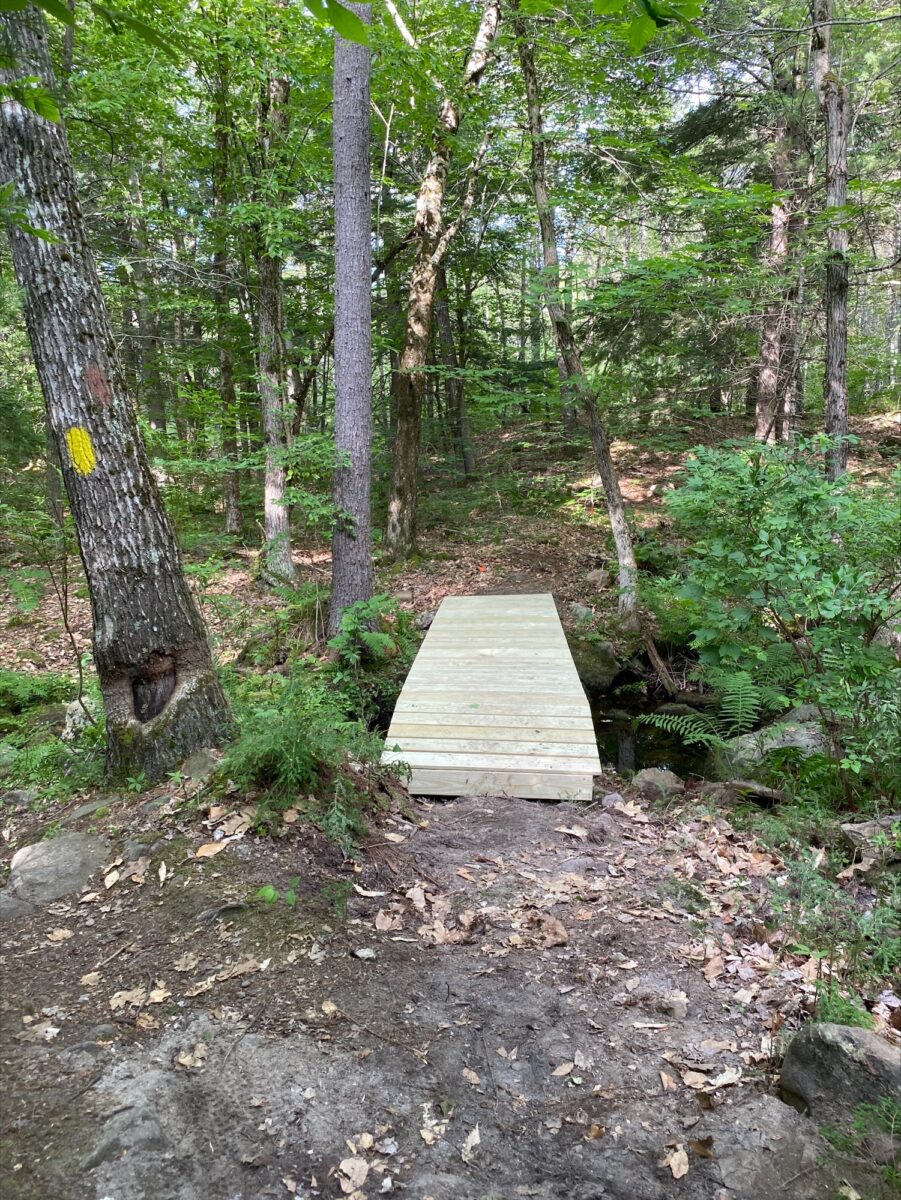 Outback Gets Bridge Over Thayer Brook!