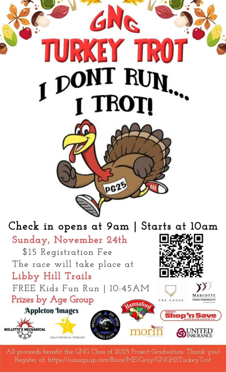 Turkey Trot Race Sunday Nov 24